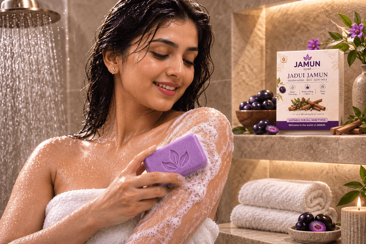 Jamun Soap — Pure Ayurvedic Organic Antioxidant Bar