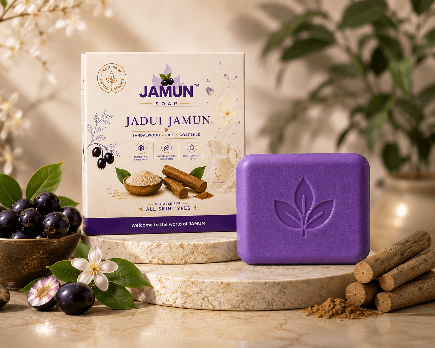 Jamun Soap Natural Botanical Skincare Lifestyle