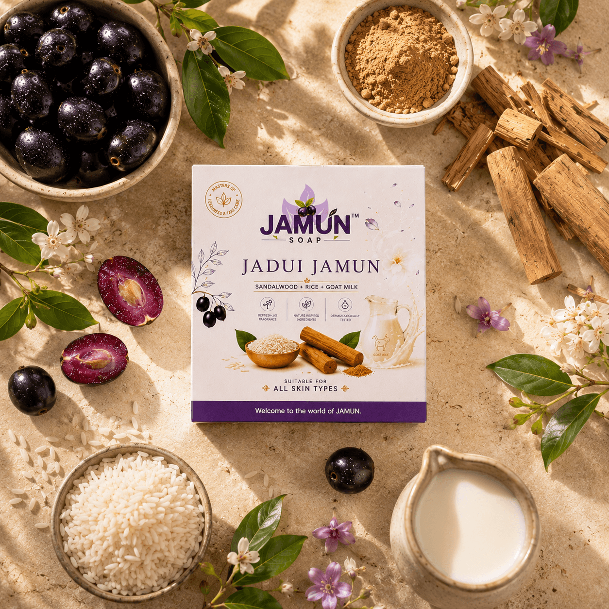 Jamun Soap Front Box